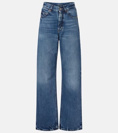 Saint Laurent Saint Laurent V-Waist wide-leg jeans