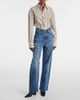 Saint Laurent Saint Laurent V-Waist wide-leg jeans - 7