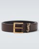 Saint Laurent Saint Laurent Vadim Cassandre leather belt - 1