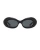 Saint Laurent Saint Laurent Vintage Logo Plump Oval Sunglasses - 1