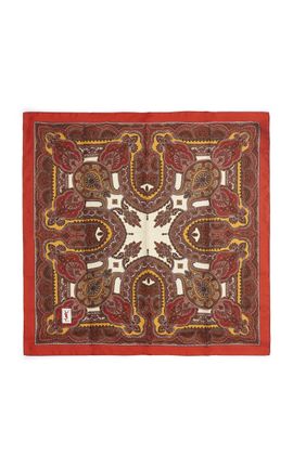 Saint Laurent Saint Laurent Vintage Paisley Silk Scarf