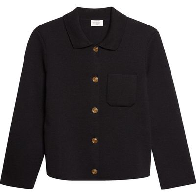 Saint Laurent Saint Laurent Virgin Wool Polo Cardigan
