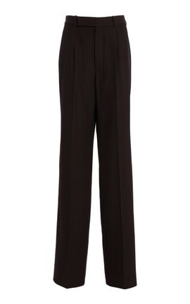 Saint Laurent Saint Laurent VirginWool FlaredLeg Pants