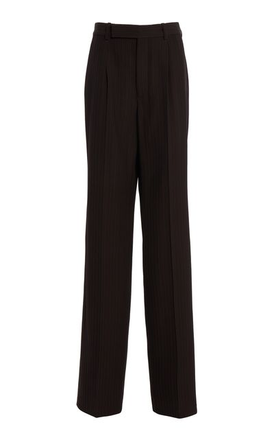 Saint Laurent Saint Laurent VirginWool FlaredLeg Pants