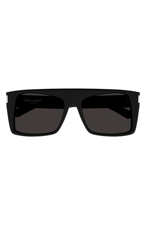 Saint Laurent Saint Laurent Vitti 58mm Square Sunglasses