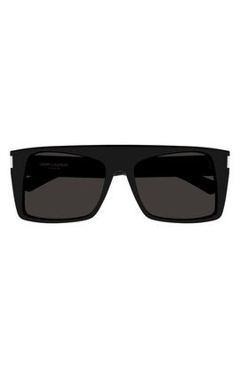 Saint Laurent Saint Laurent Vitti 58mm Square Sunglasses