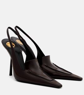 Saint Laurent Saint Laurent Voltaire leather slingback pumps