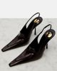 Saint Laurent Saint Laurent Voltaire leather slingback pumps - 6
