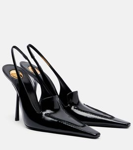 Saint Laurent Saint Laurent Voltaire patent leather slingback pumps