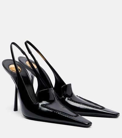 Saint Laurent Saint Laurent Voltaire patent leather slingback pumps