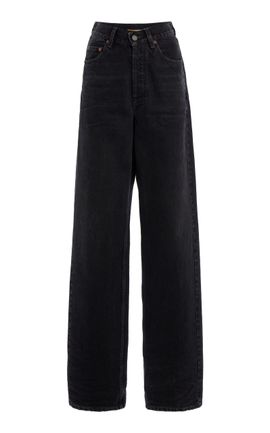 Saint Laurent Saint Laurent VWaist MidRise StraightLeg Jeans