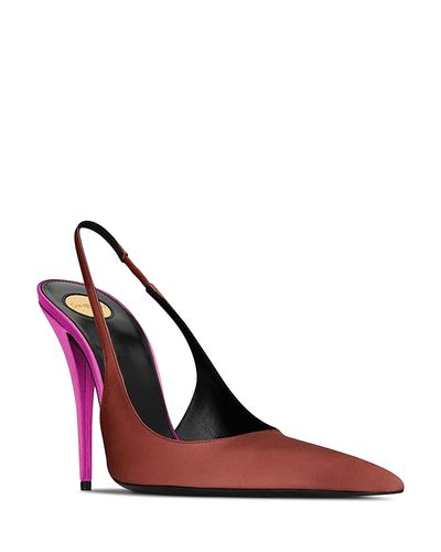 Saint Laurent Saint Laurent Women's Deroche Slingback Pumps
