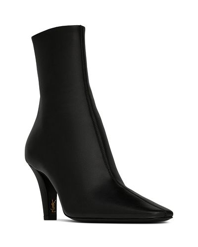 Saint Laurent Saint Laurent Women's Jill Mid Heel Booties