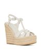 Saint Laurent Saint Laurent Women's Tribute Espadrilles Wedge in Smooth Leather - 1