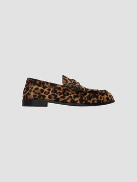 Saint Laurent Saint Laurent Women's Women's's Le Loafer Penny Slippers in Pony Hair Leather