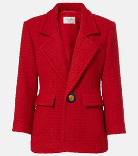 Saint Laurent Saint Laurent Wool and silk-blend tweed jacket