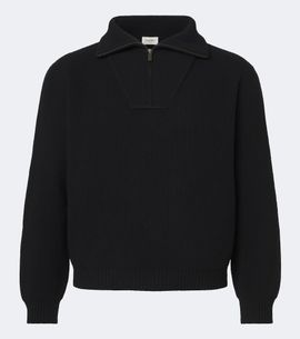 Saint Laurent Saint Laurent Wool half-zip sweater