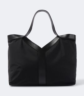 Saint Laurent Saint Laurent Y Large leather-trimmed tote bag