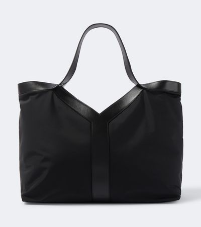 Saint Laurent Saint Laurent Y Large leather-trimmed tote bag