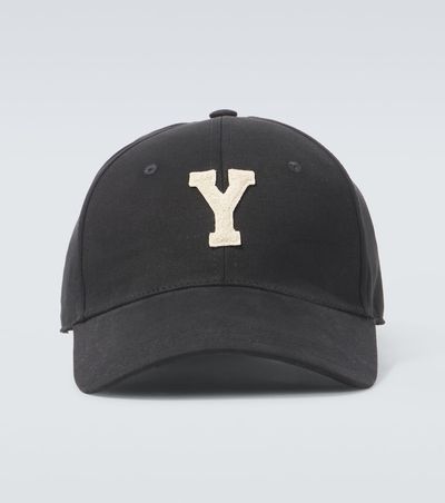 Saint Laurent Saint Laurent Y patch-appliquÃ© gabardine baseball cap