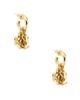 Saint Laurent Saint Laurent YSL & Lucky Charm Hoop Earrings - 1