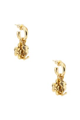 Saint Laurent Saint Laurent YSL & Lucky Charm Hoop Earrings