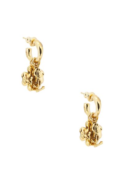Saint Laurent Saint Laurent YSL & Lucky Charm Hoop Earrings