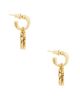 Saint Laurent Saint Laurent YSL & Lucky Charm Hoop Earrings - 4