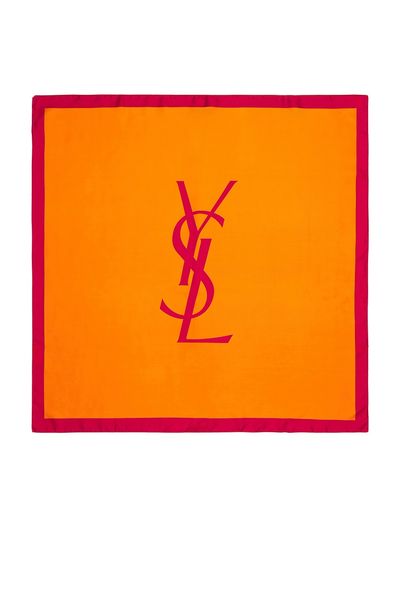 Saint Laurent Saint Laurent YSL Carre Scarf