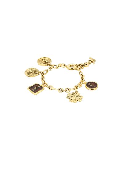 Saint Laurent Saint Laurent YSL Charm Bracelet