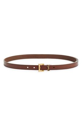 Saint Laurent Saint Laurent YSL Cintura Leather Belt