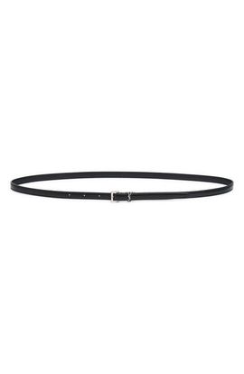 Saint Laurent Saint Laurent YSL Extra Fine Ceinture Leather Skinny Belt