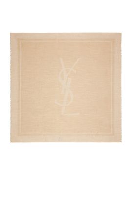 Saint Laurent Saint Laurent YSL Grand Carre Scarf