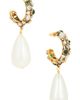 Saint Laurent Saint Laurent YSL Hoop & Drop Fetiche Earrings - 1
