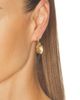 Saint Laurent Saint Laurent YSL Leaf & Mulberry Charm Hoop Earrings - 2