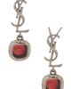 Saint Laurent Saint Laurent YSL Mini Cabochon Earrings - 1