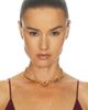 Saint Laurent Saint Laurent YSL Mulberry Wood Torque Necklace - 2