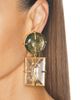 Saint Laurent Saint Laurent YSL Oversized Geometric Earrings - 2