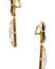 Saint Laurent Saint Laurent YSL Oversized Geometric Earrings - 3