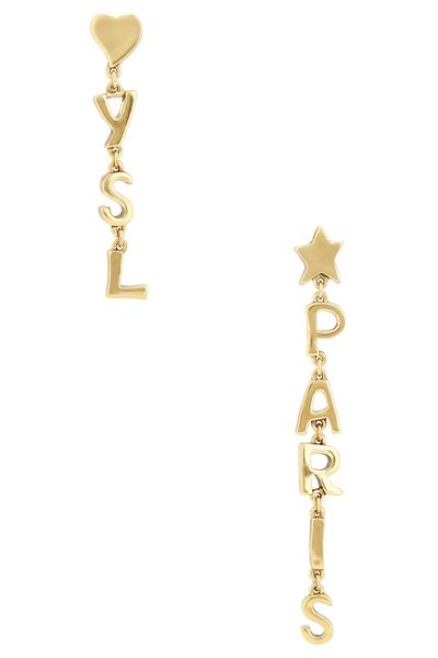 Saint Laurent Saint Laurent YSL Paris Pendant Earrings