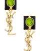 Saint Laurent Saint Laurent YSL Pendant Squared Earrings - 1