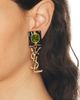 Saint Laurent Saint Laurent YSL Pendant Squared Earrings - 2