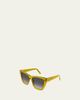 Saint Laurent SL 276 Mica Square Acetate Sunglasses - 2