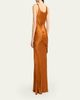 Saint Laurent Sleeveless Draped Silk Tank Dress - 3