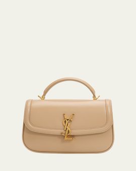 Saint Laurent Solferino Mini YSL Leather Top-Handle Bag