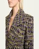 Saint Laurent Tweed Single-Breasted Jacket - 5