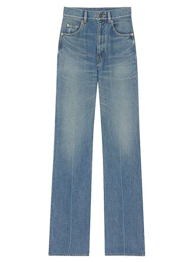 Saint Laurent Women's 70's Authentic Medium Denim Jeans