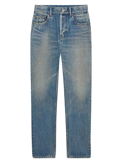 Saint Laurent Women's 90's Cropped Denim Jeans