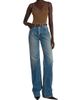 Saint Laurent Women's 90's Cropped Denim Jeans - 2