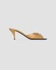 Saint Laurent Women's Babylone Mules in Metallic Leather - 7